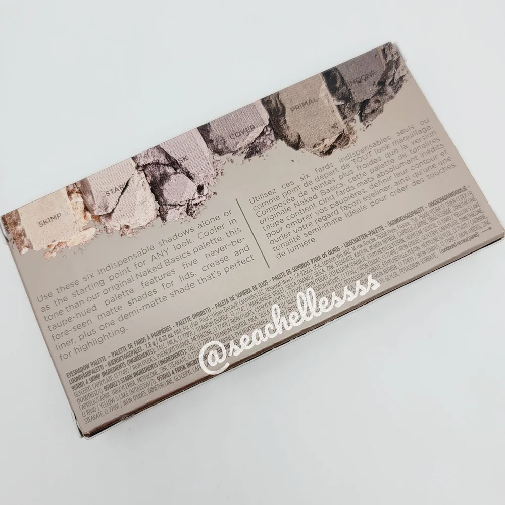 Naked 2 Basics Urban Decay Eyeshadow Palette Brand New In Box Authentic